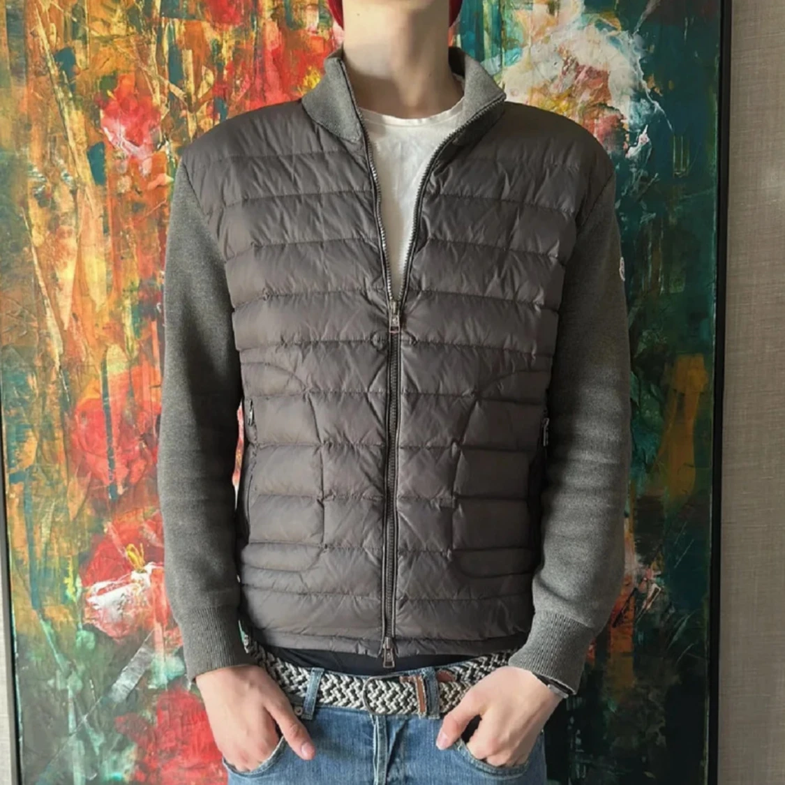 Grå Moncler Cardigan  - 3