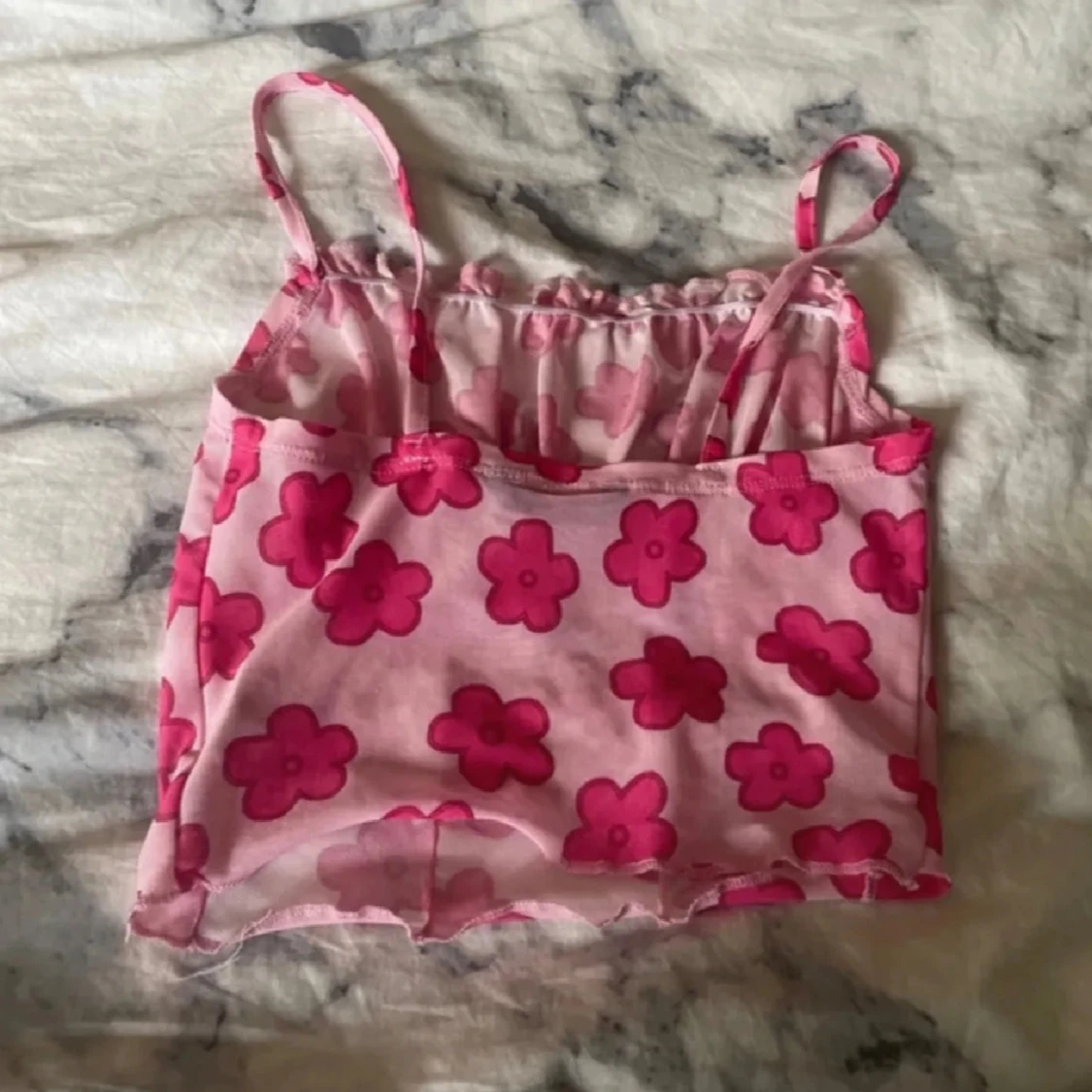 Rosa blommig linnetopp från Shein - 1