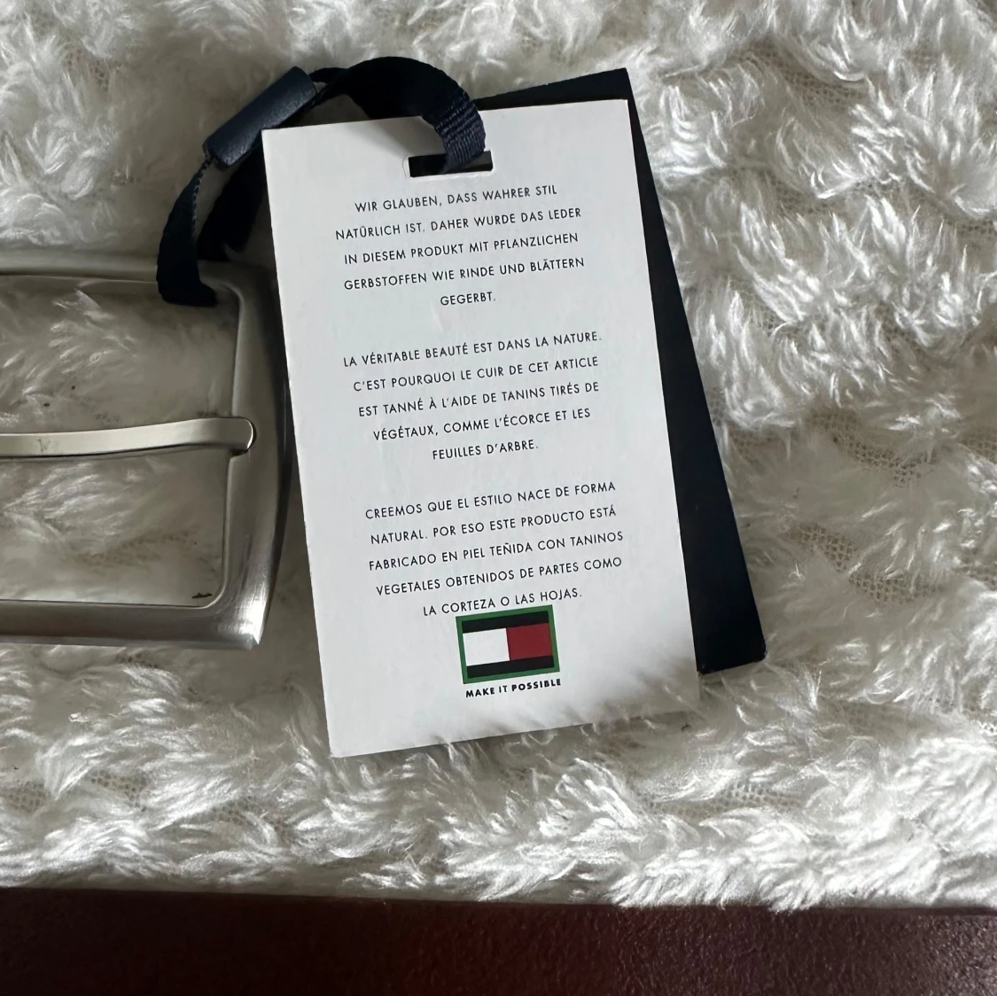 Brunt skärp i skinn från Tommy Hilfiger - 2