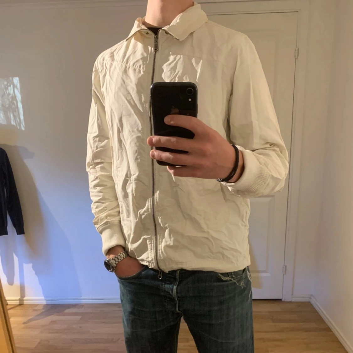 Vit Seglarjacka Peak Performance jacka  - 90