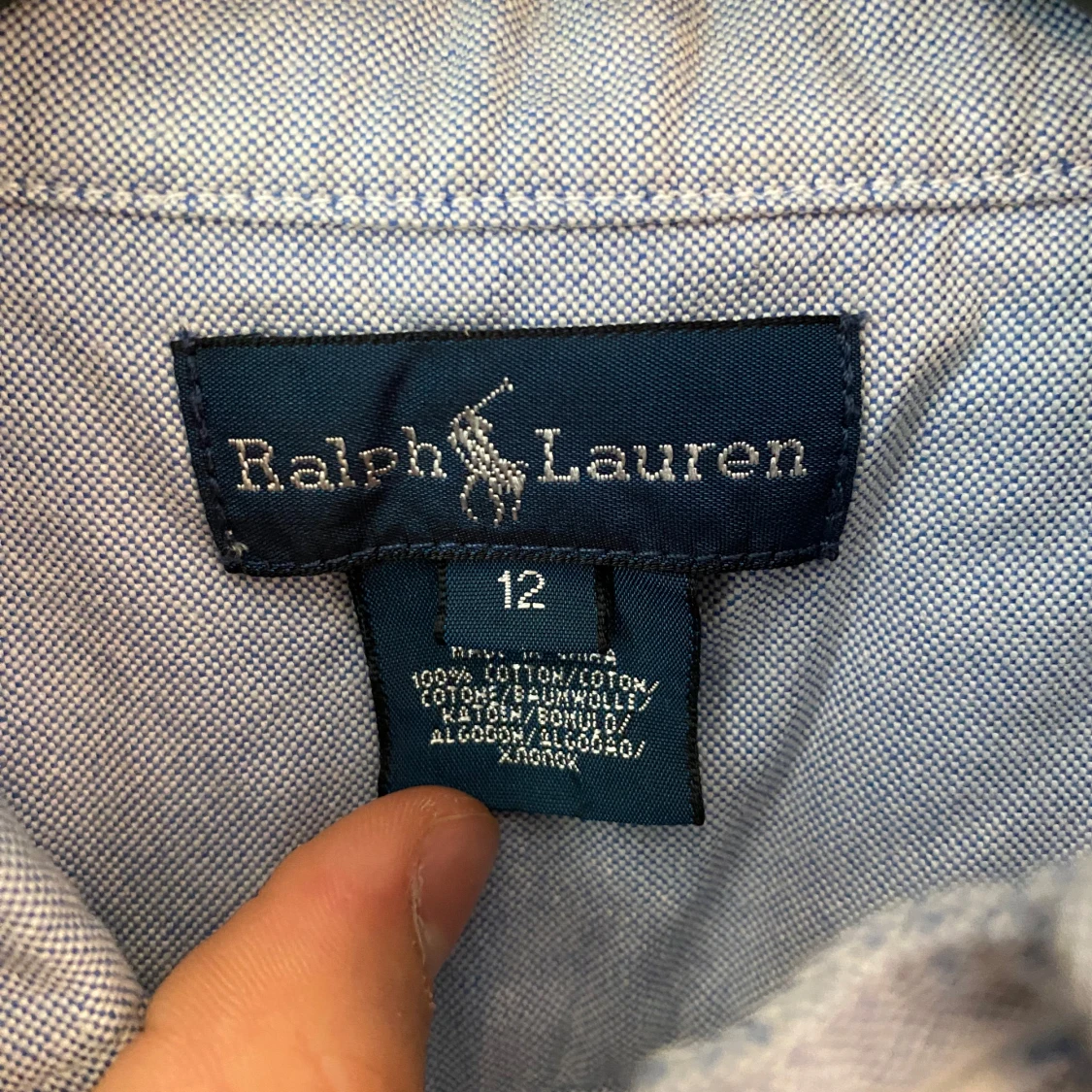 Blå skjorta från Ralph Lauren - 1