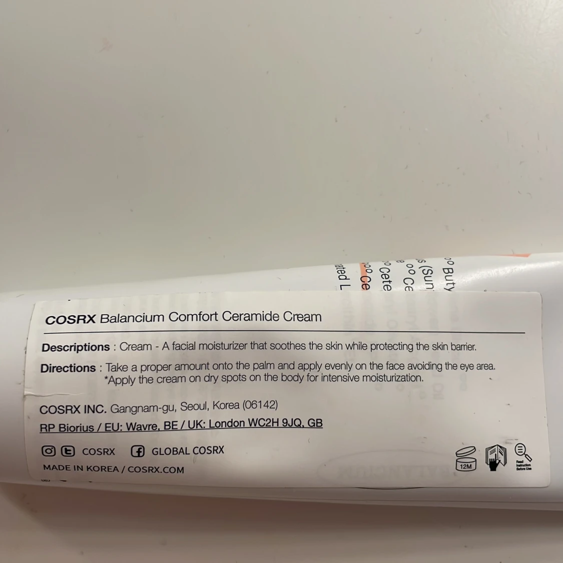 COSRX Comfort Ceramide Cream - 1