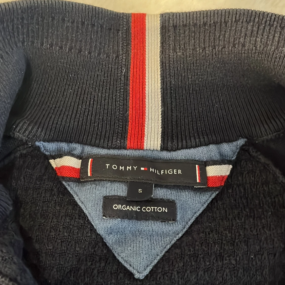 Svart half zip tröja Tommy Hilfiger - 1
