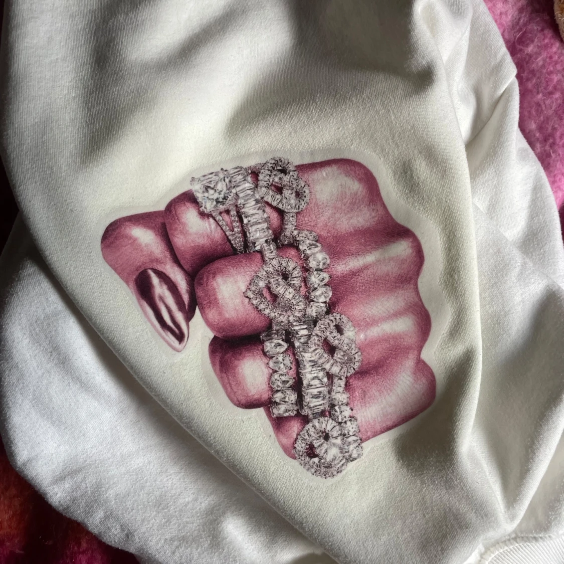 Sweatshirt med tryck  - 3