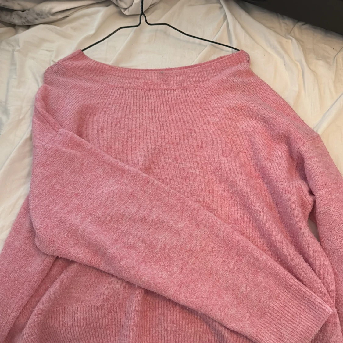 Söt Rosa stickad tröja  - 1