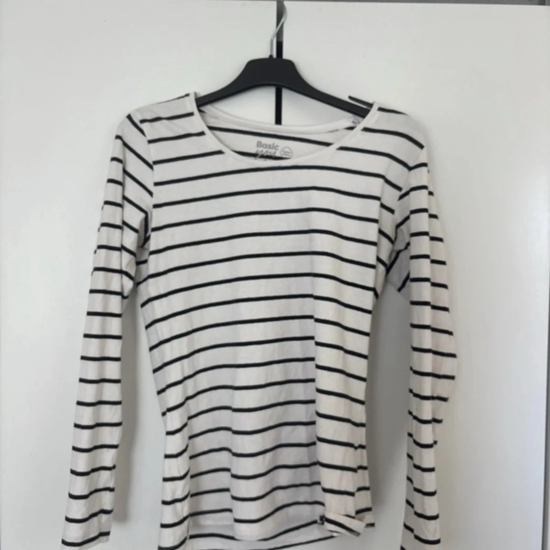 Randig långärmad tröja Basic You