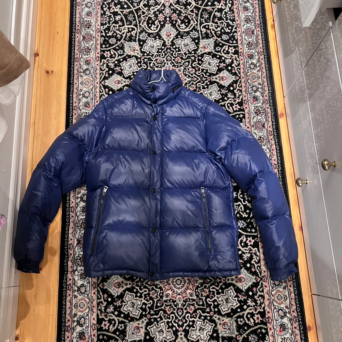 Blå moncler Himalaya/Maya storlek 3 