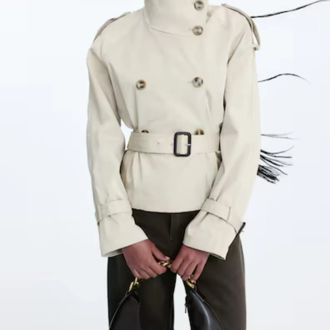 Trenchcoat med bälte