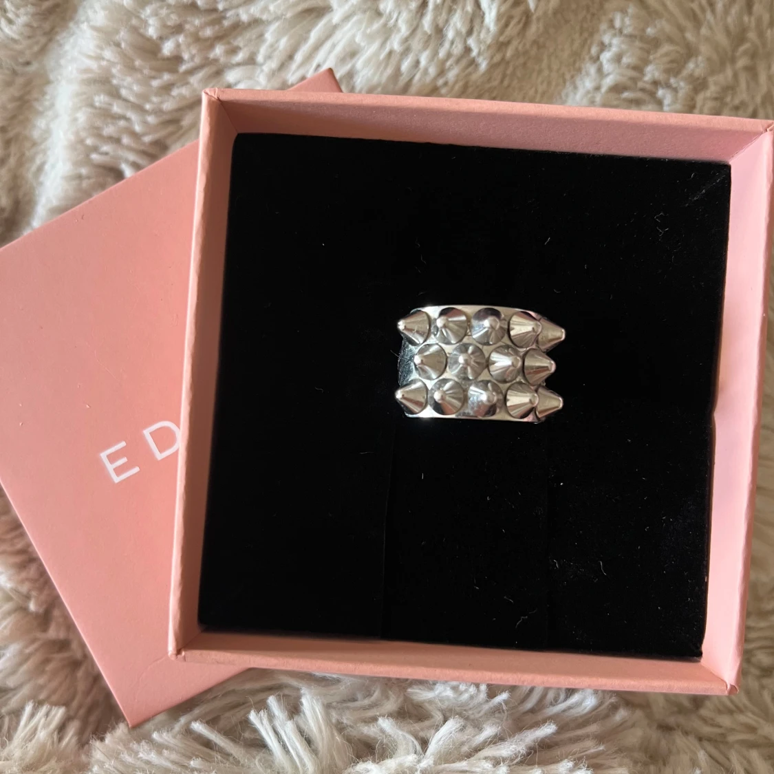 Edblad nit ring silver 