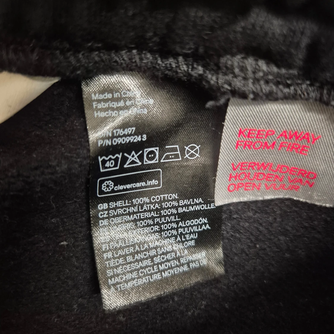 Svarta mjukisbyxor XS H&M  - 2