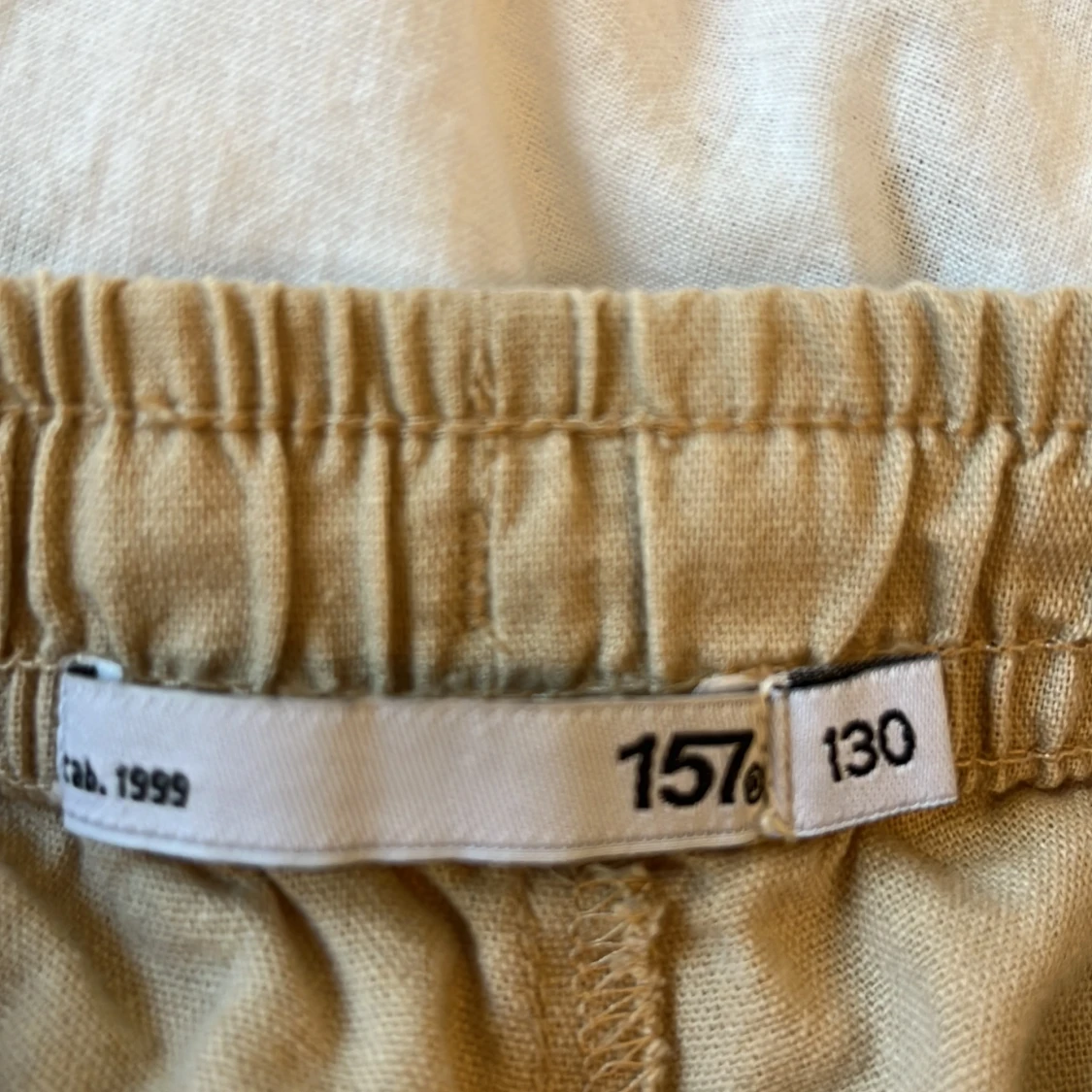 Beige linnebyxor  - 2