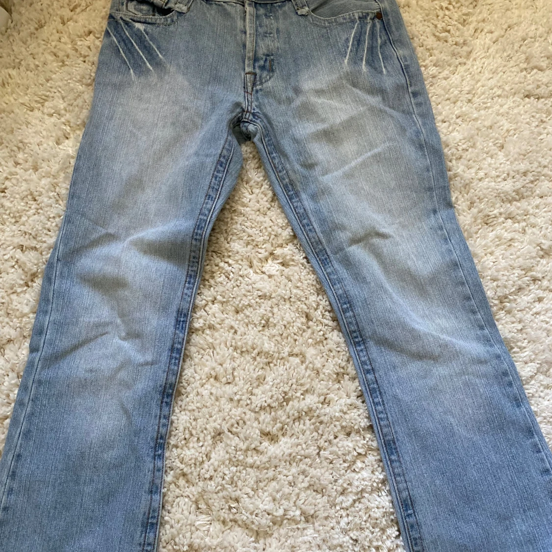 Ljusblå bootcut jeans Vintage Edition