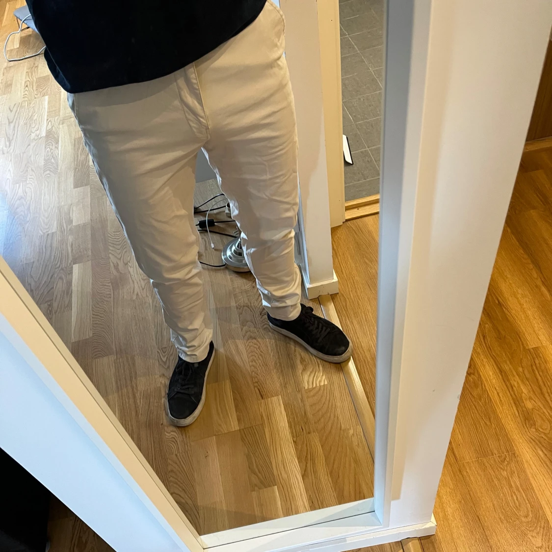Vita chinos från selected homme - 3