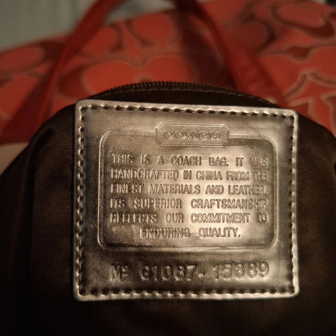 Röd axelväska från Coach - 2