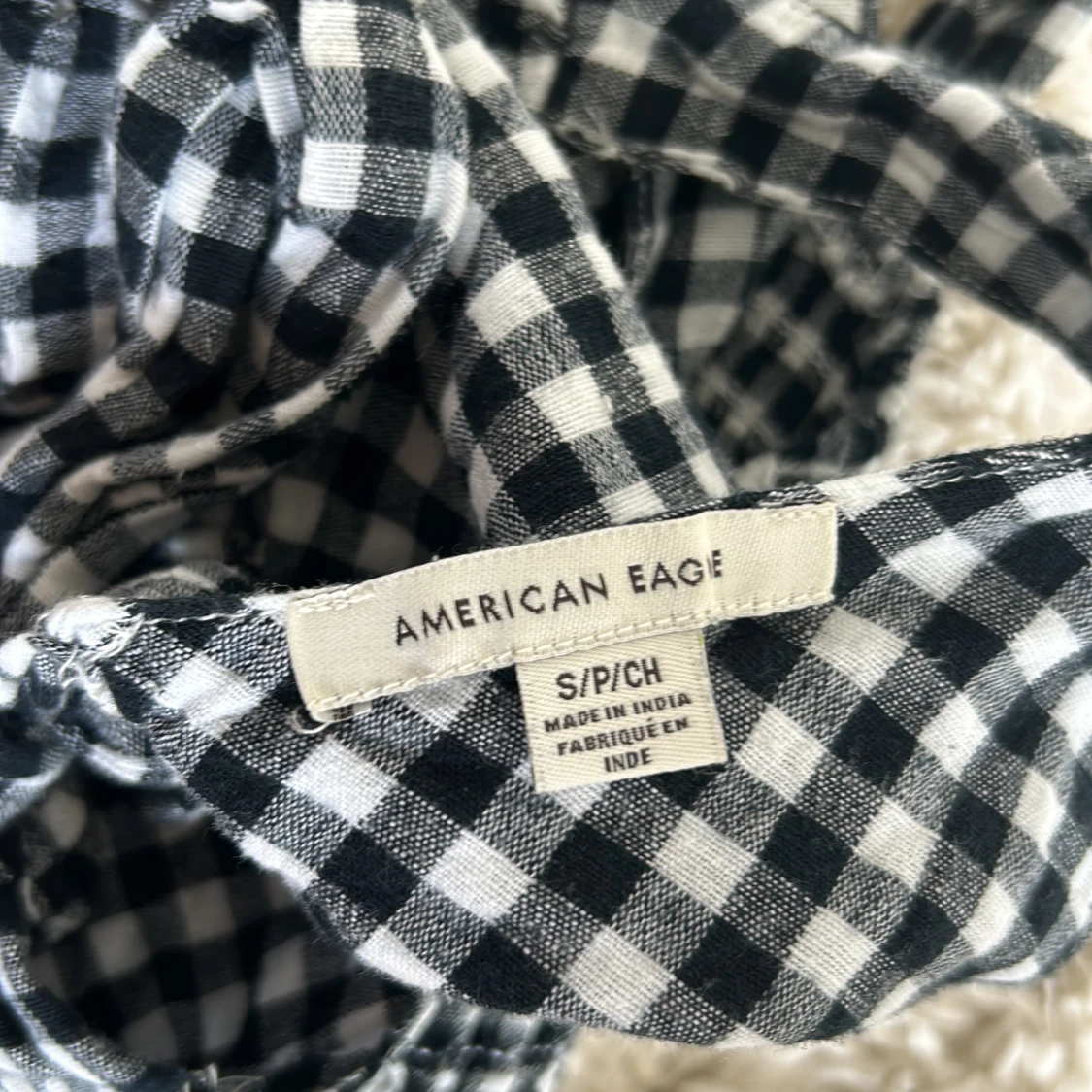 Rutig topp från american eagle - 3