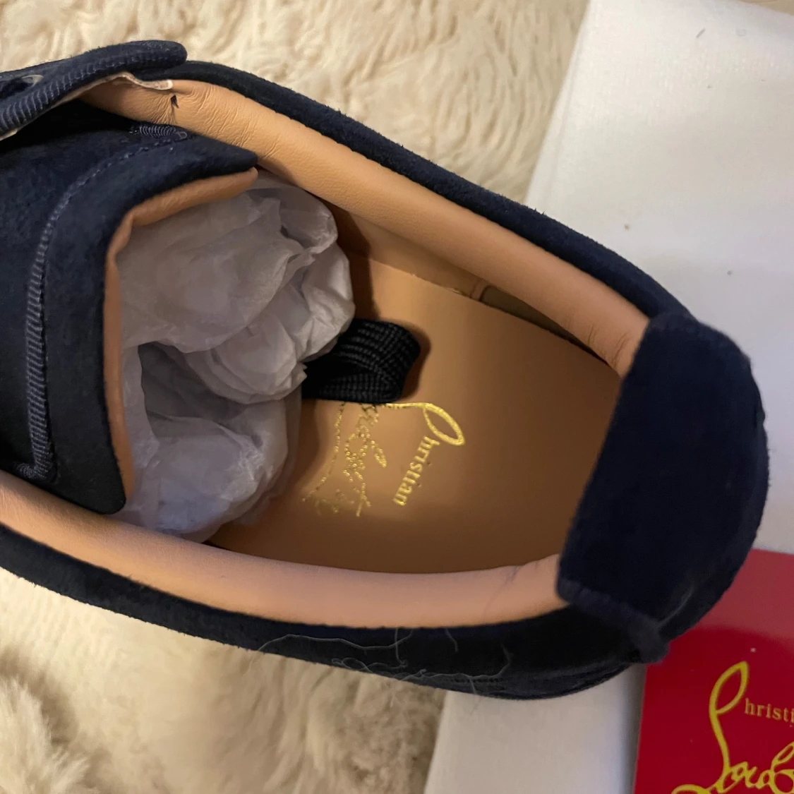 Mörkblåa sneakers från Christian Louboutin - 3