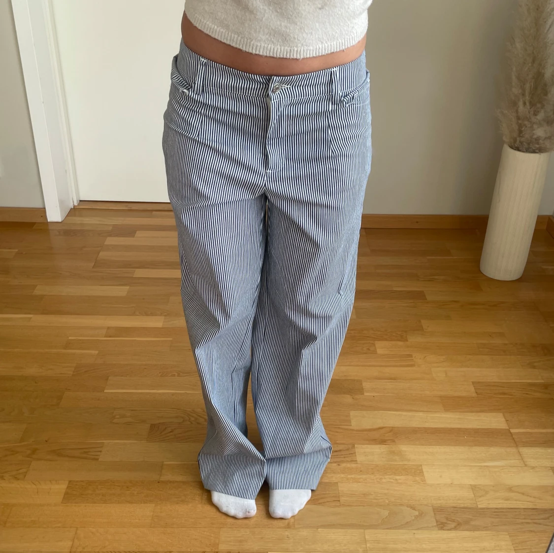 Randiga Lågmidjade byxor - 2