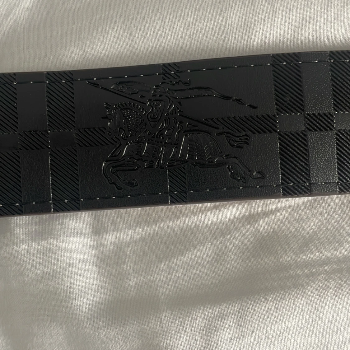 Svart Burberry bälte - 1