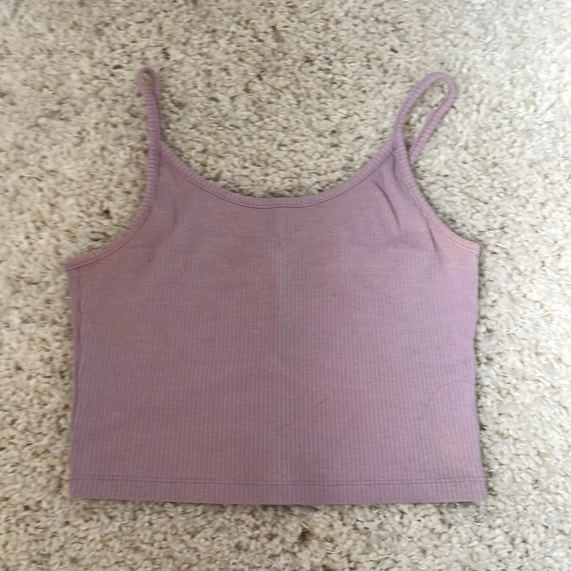 2-pack ribbade croppade linnen - 1