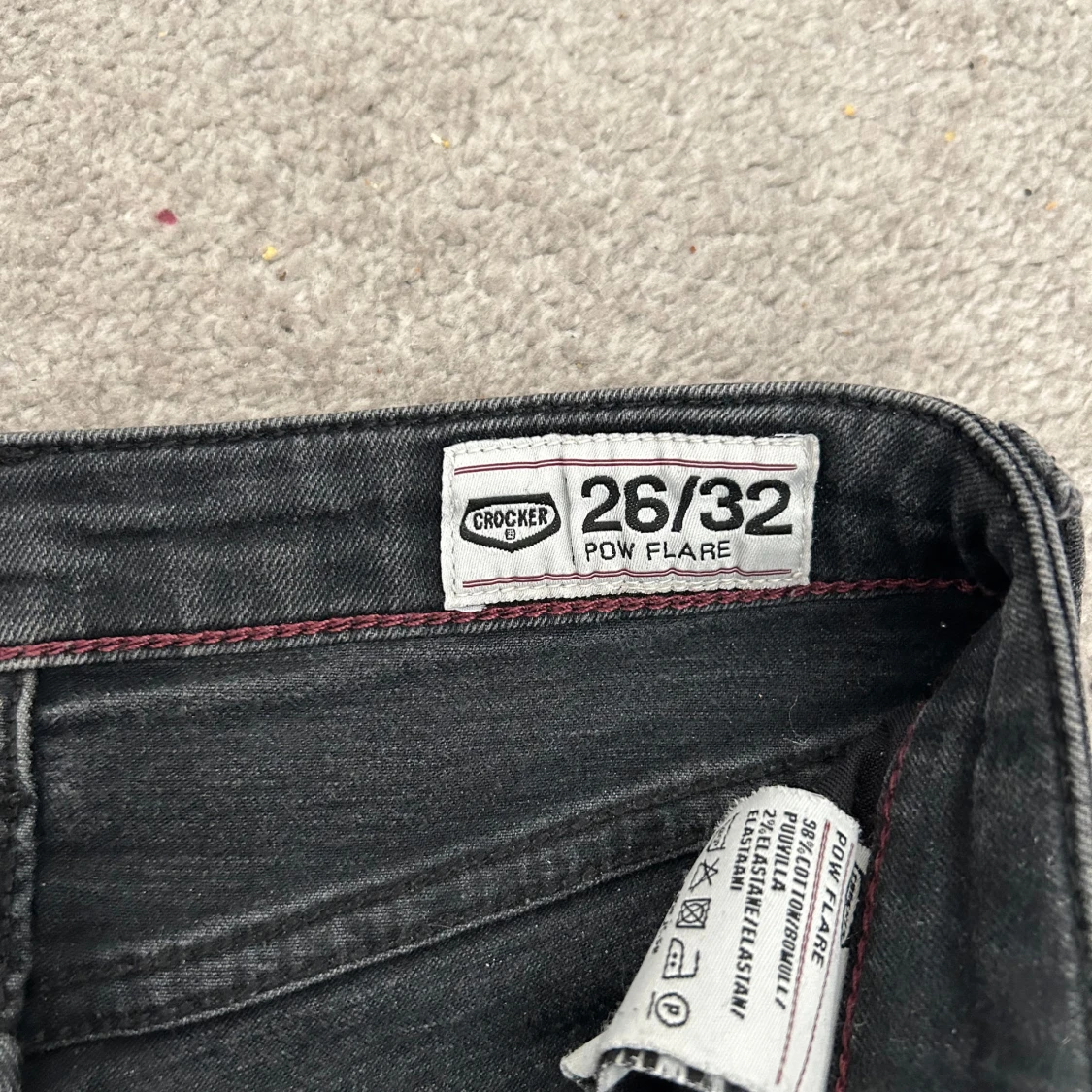 Svarta bootcut jeans från Crocker - 4