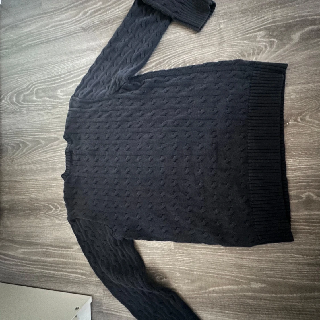 Mörkblå stickad tröja från Ralph Lauren - 1