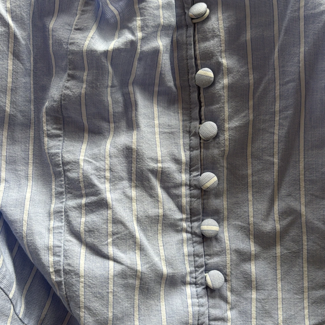 Blåvit randig blus från Dilvin Basic - 1