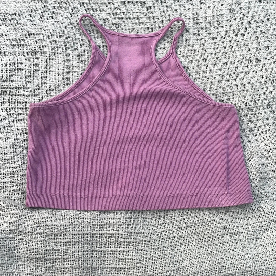 Lila ribbad linnetopp från Pull&Bear - 1