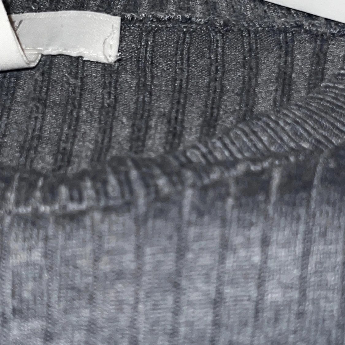 Grå ribbad tröja från H&M - 4