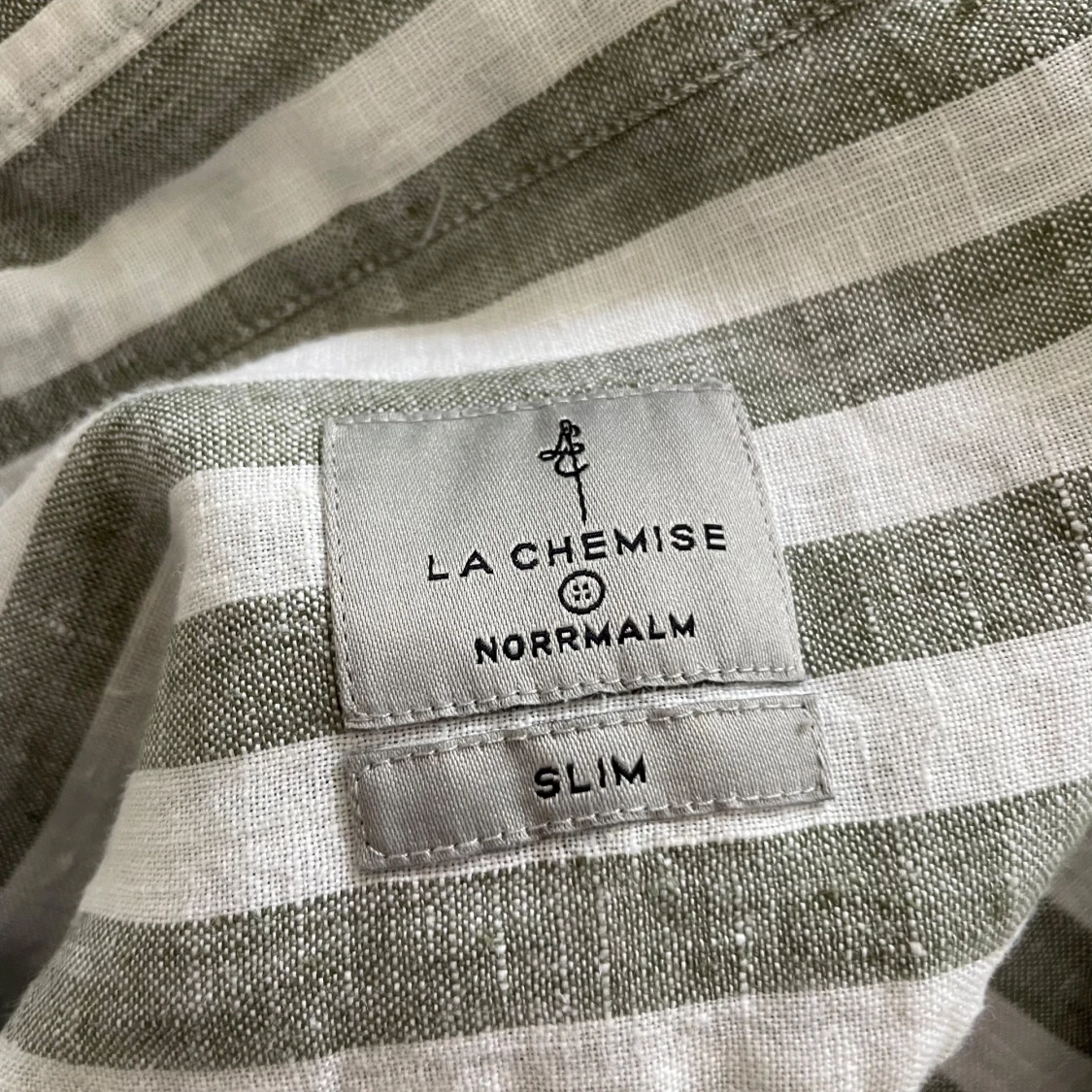 Randig linneskjorta från La Chemise Norrmalm - 1