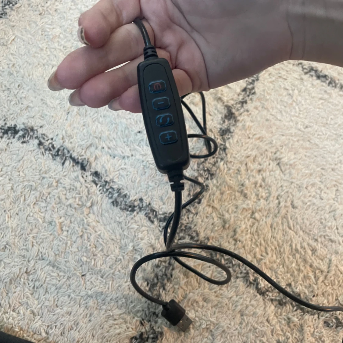 Ring light med mobilhållare och USB - 3