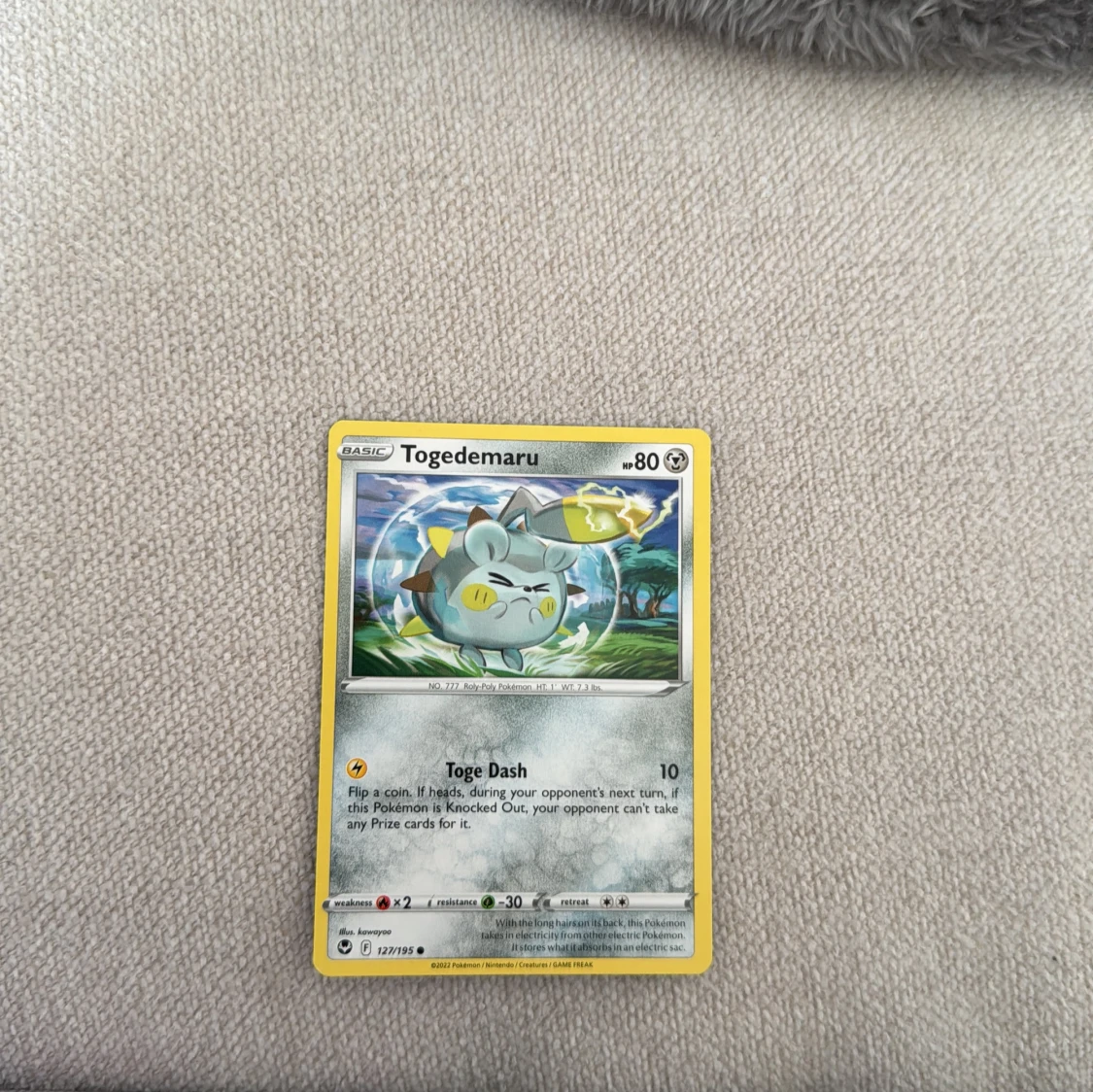 Pokémonkort Togedemaru