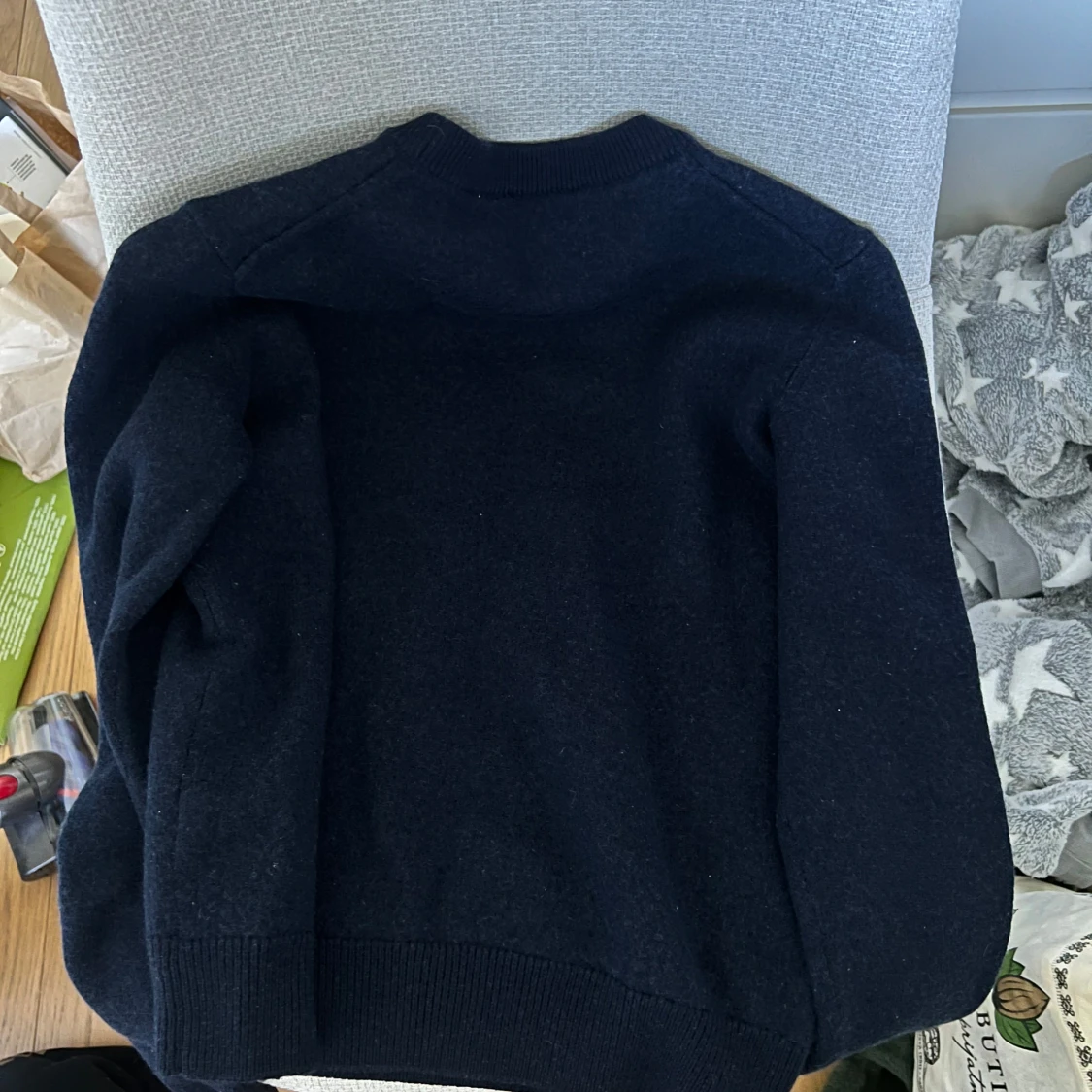 Mörkblå ulltröja från Kenzo - 1