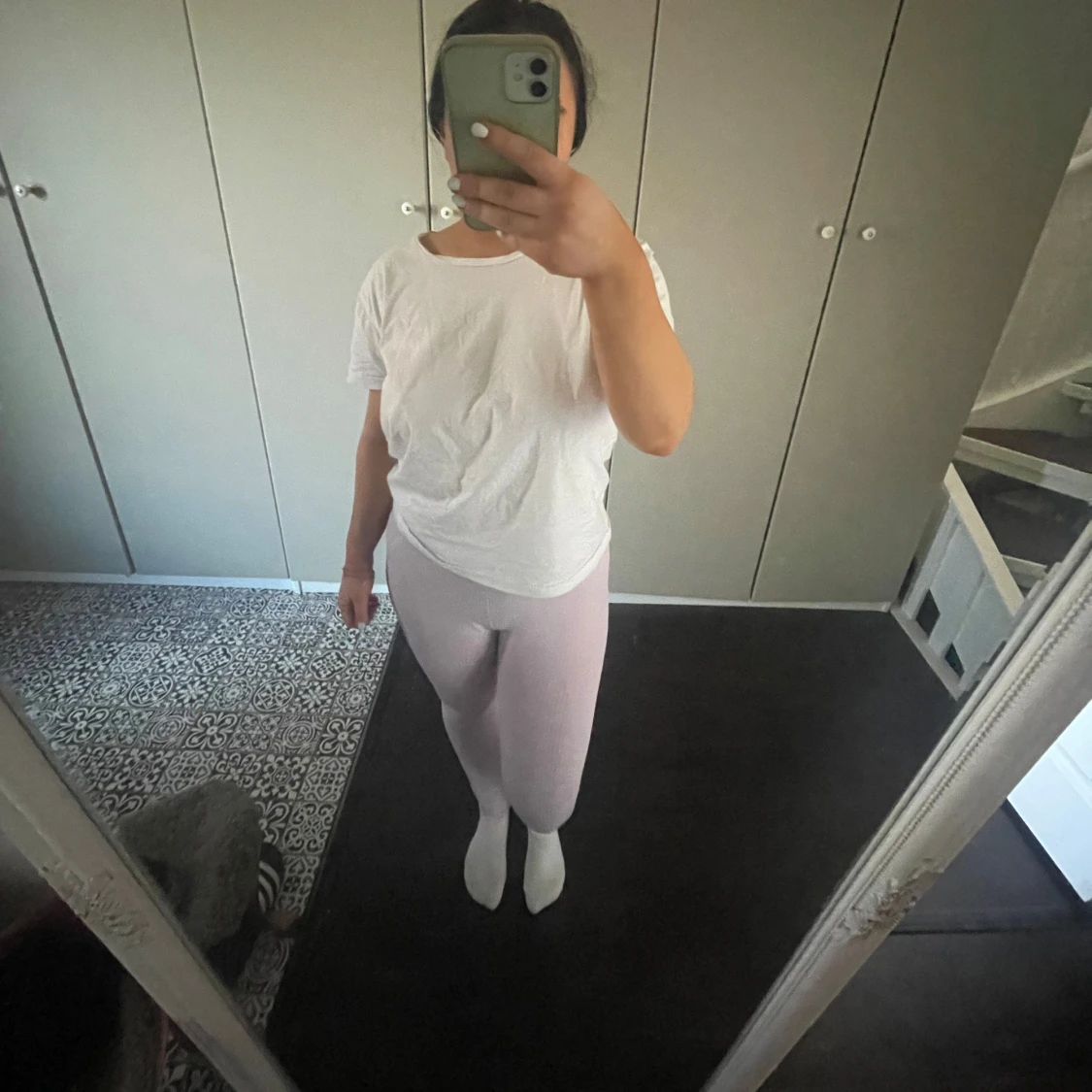 lila Tränings tights  - 1