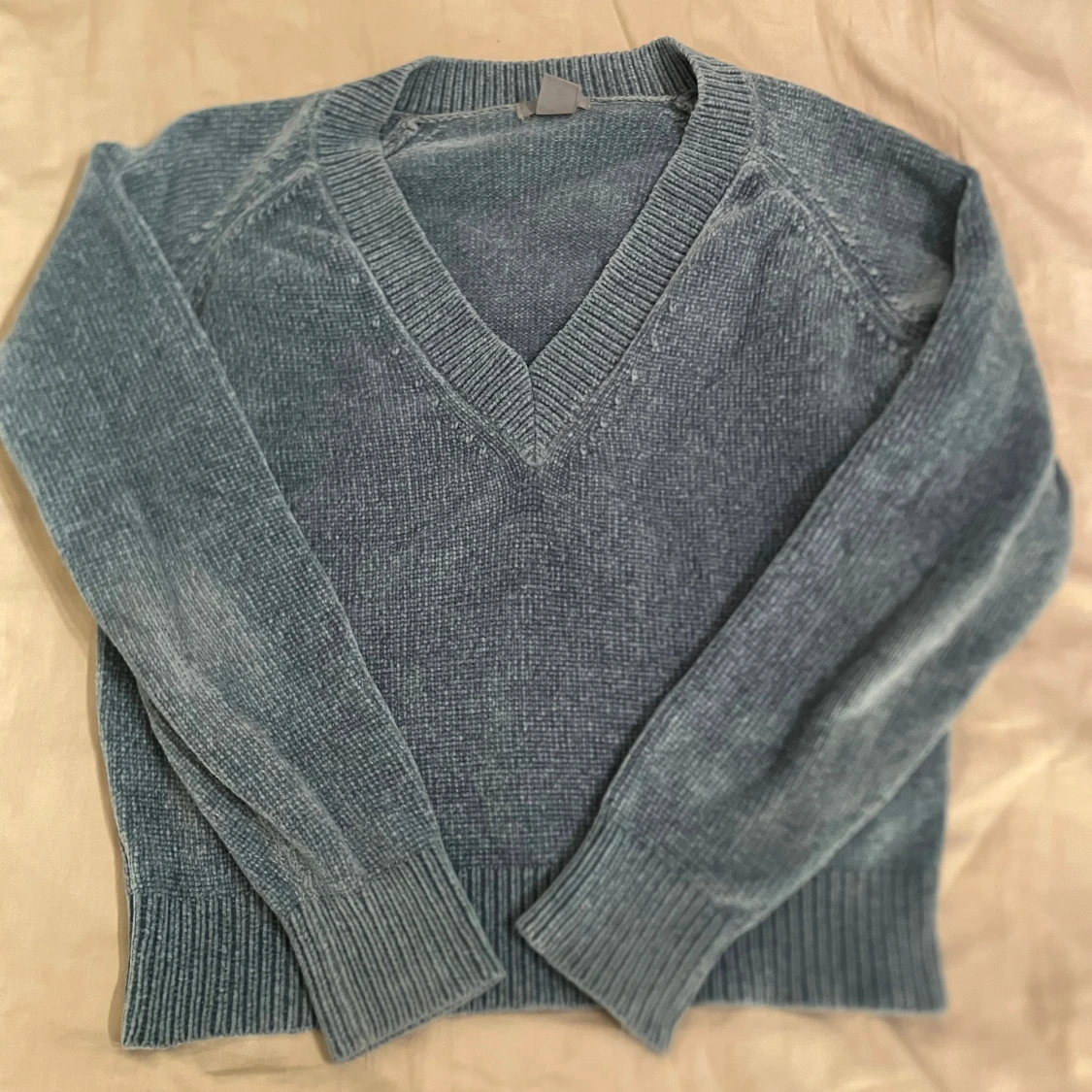 Grön stickad tröja