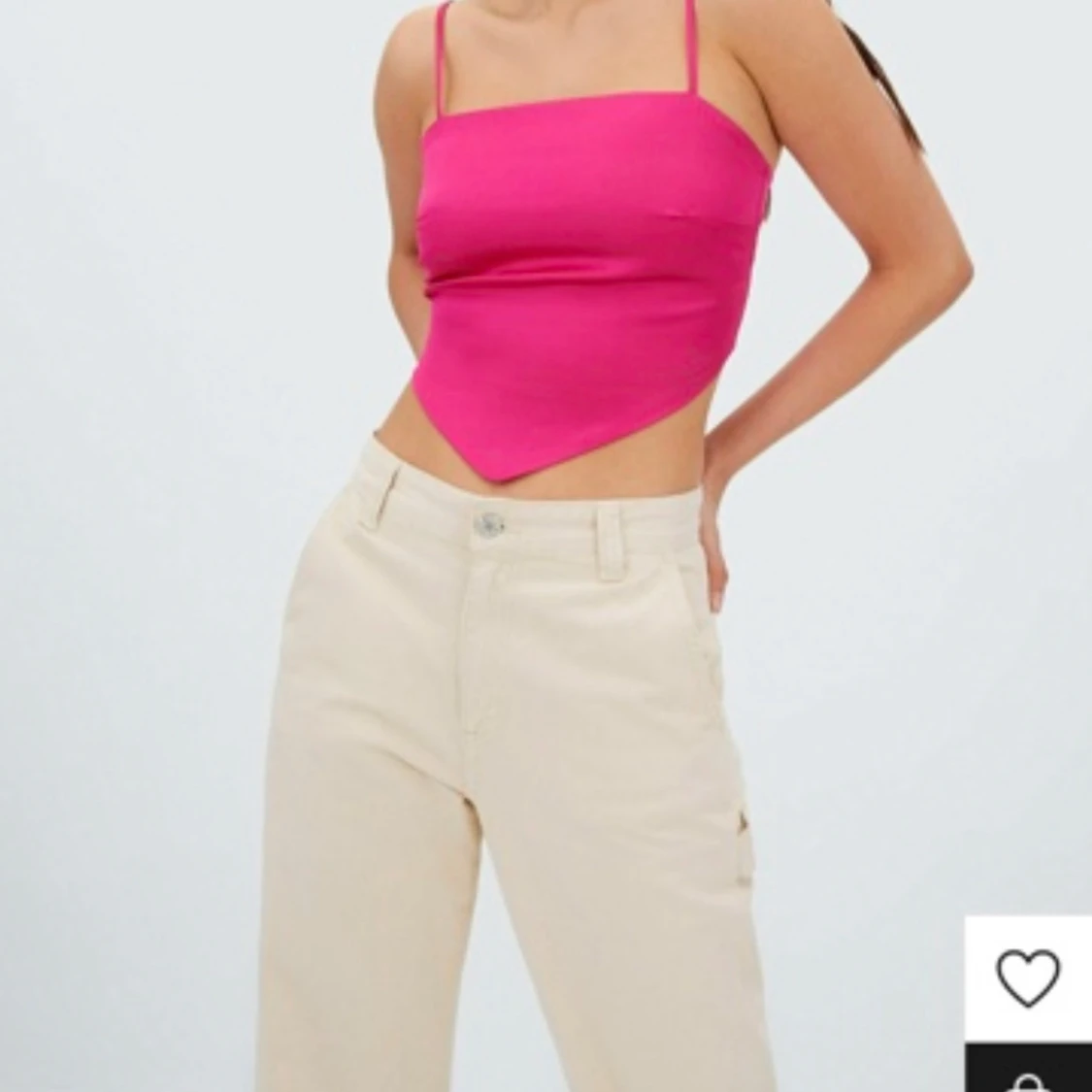 Rosa satintopp från Stradivarius - 4