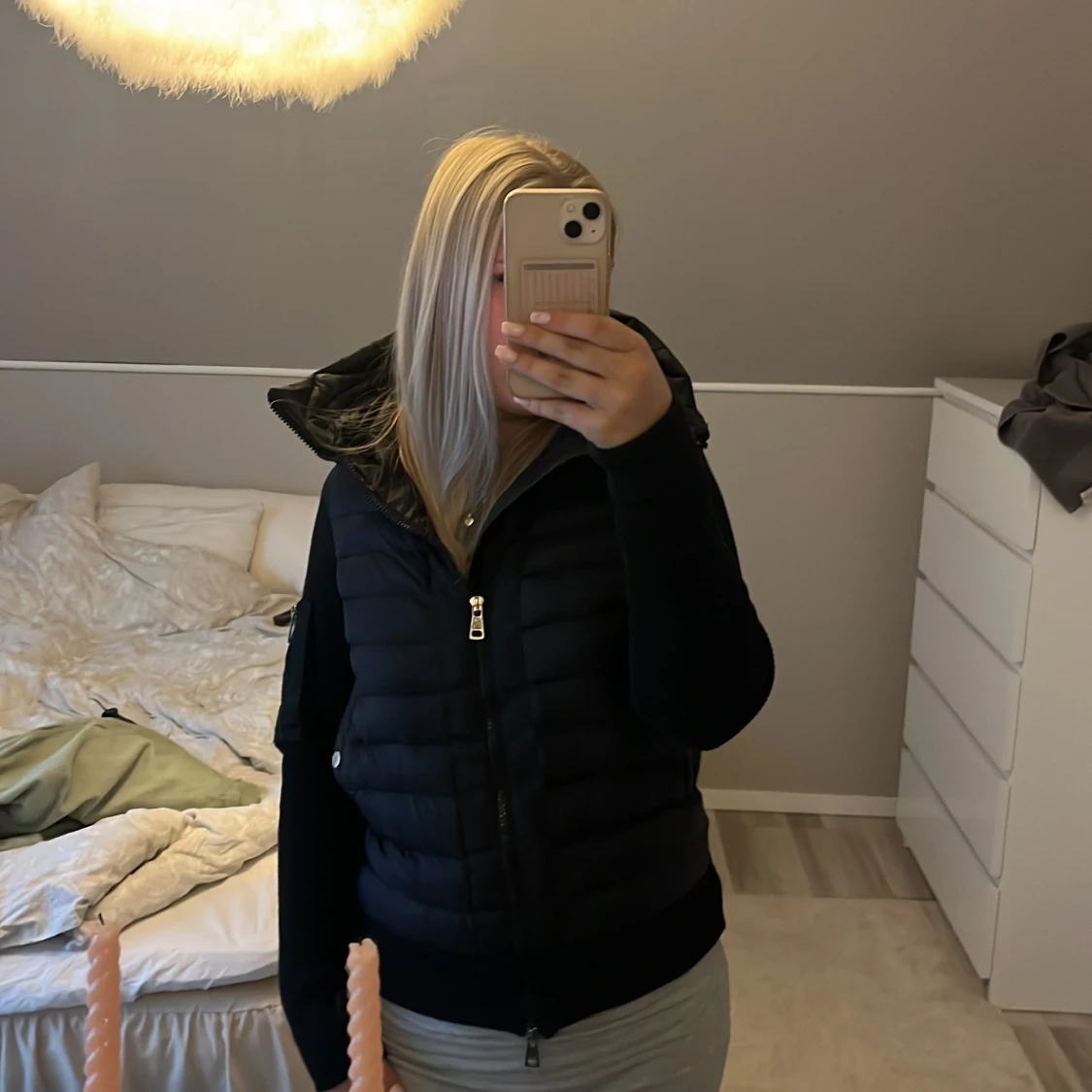 Svart jacka från moncler 