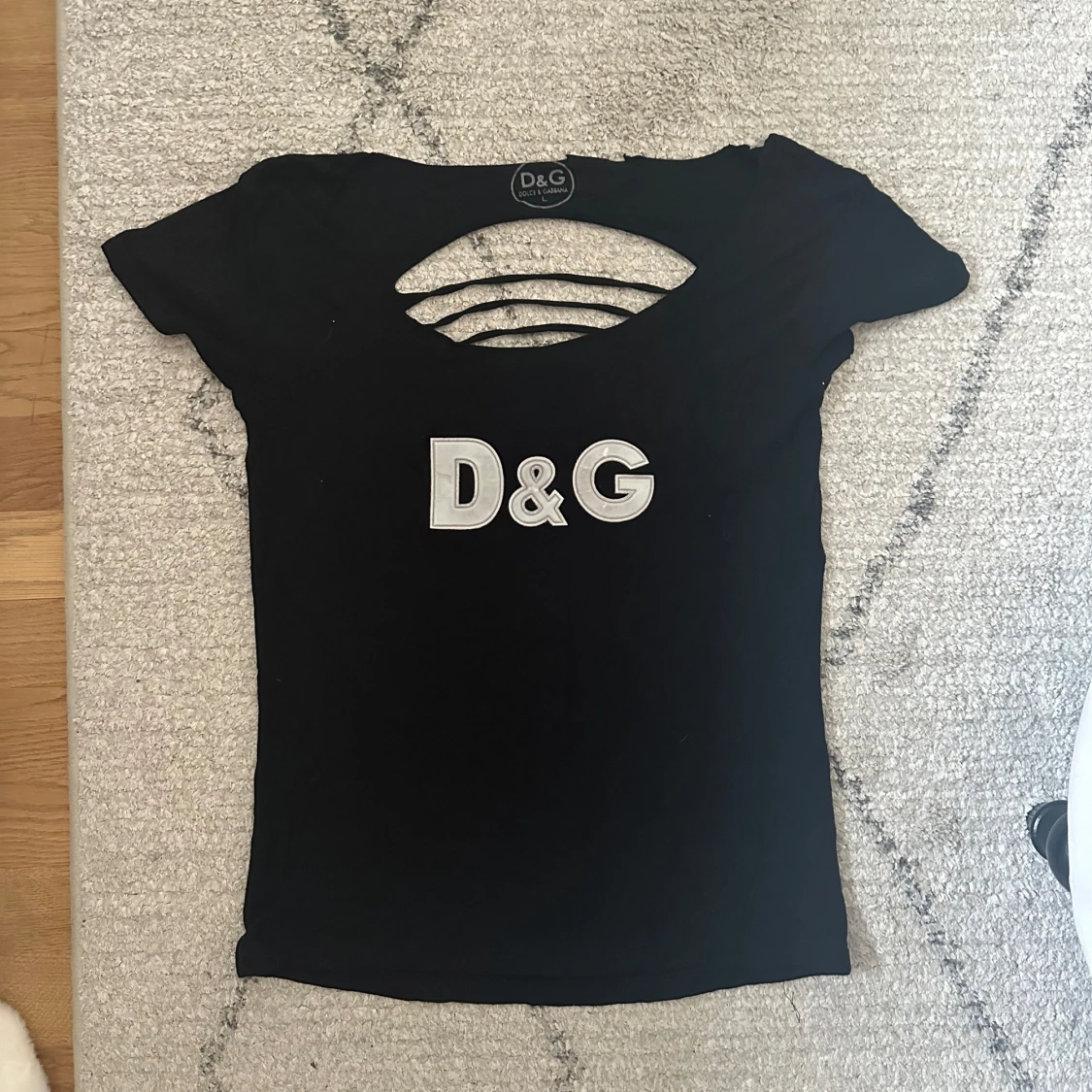 Svart kortärmad topp från D&G - 1