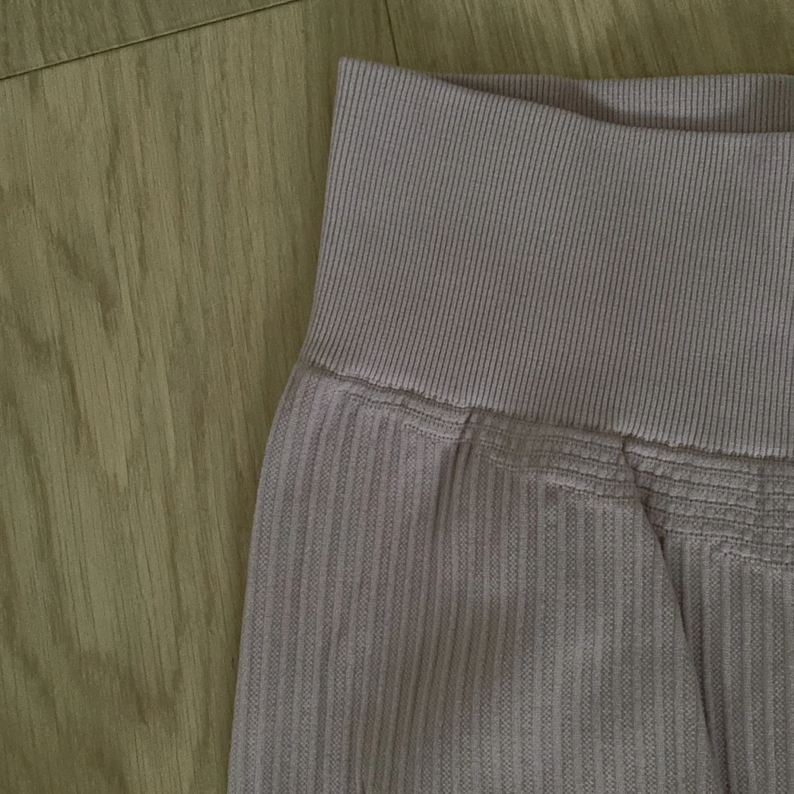 Lila ribbade leggings - 2