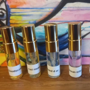 Rituals splitpaket - Fem stycken 3 ml splittar I dofterna Cloudscape, Soleil d'or, Ocean infini, Ciel rouge och Reve de Hanami 