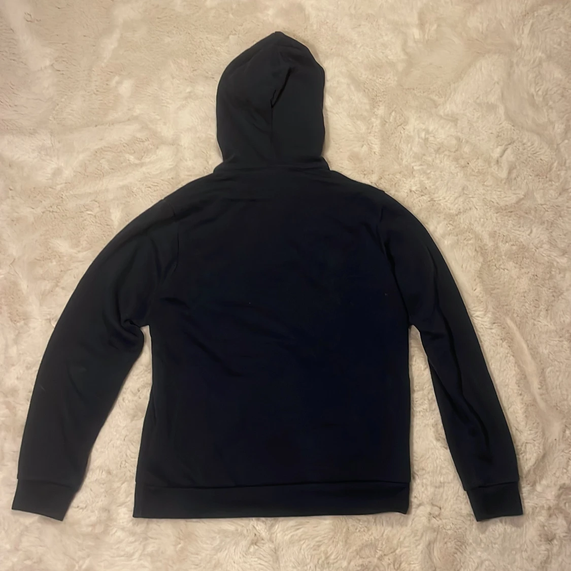 Mörkblå Champion hoodie half zip - 1