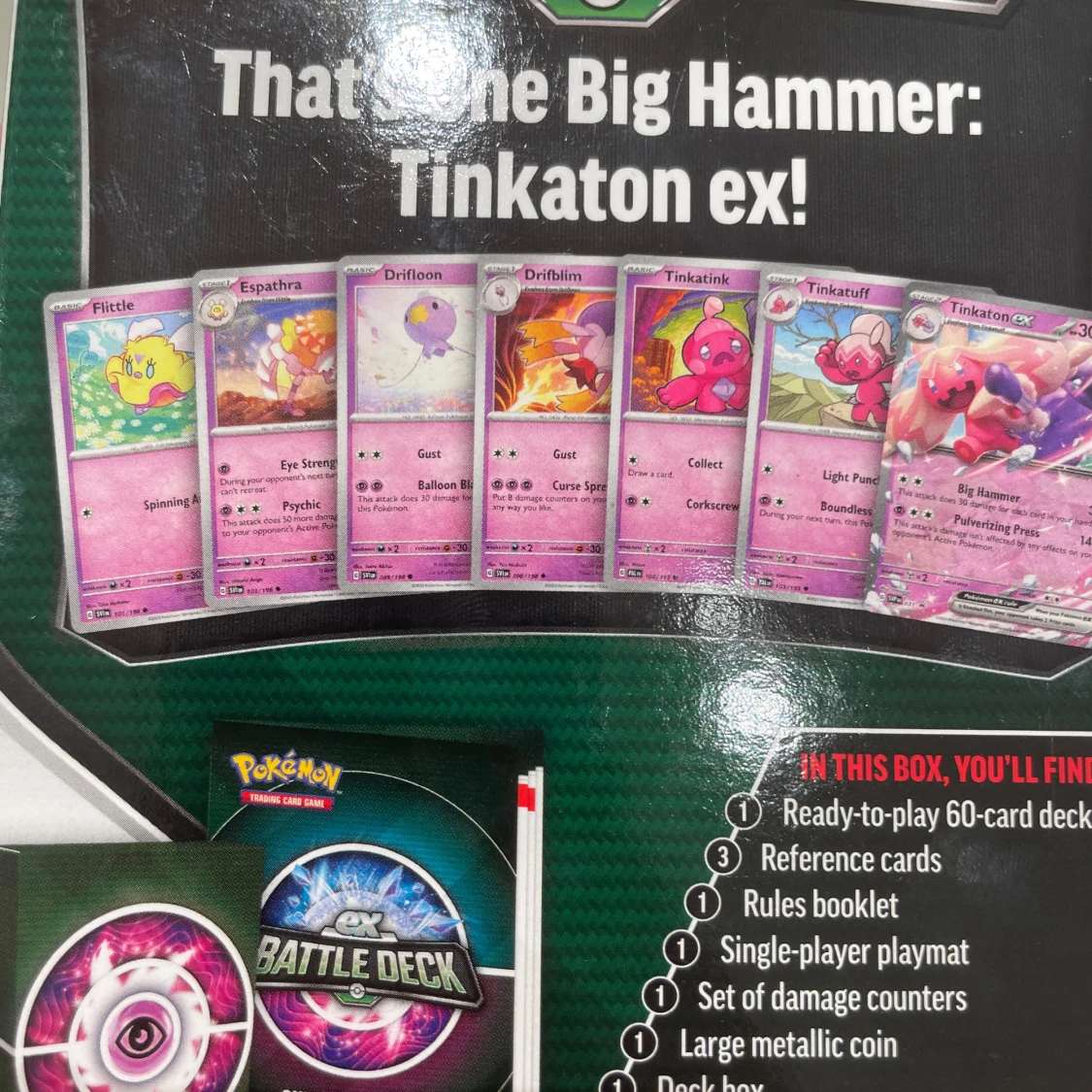 Pokémon Battle Deck med Tinkaton ex - 2