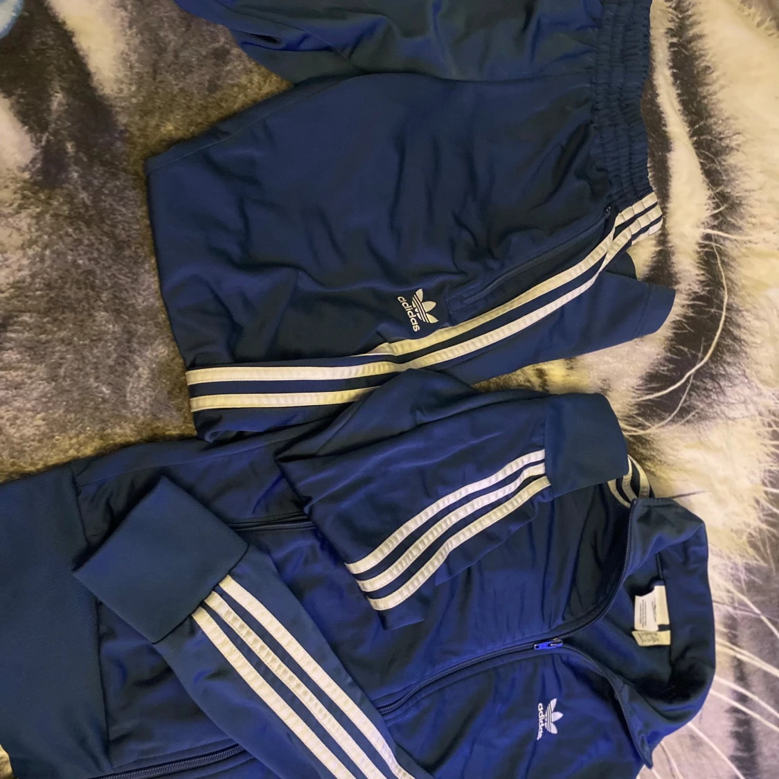 Blå Adidas träningsset XS - 1