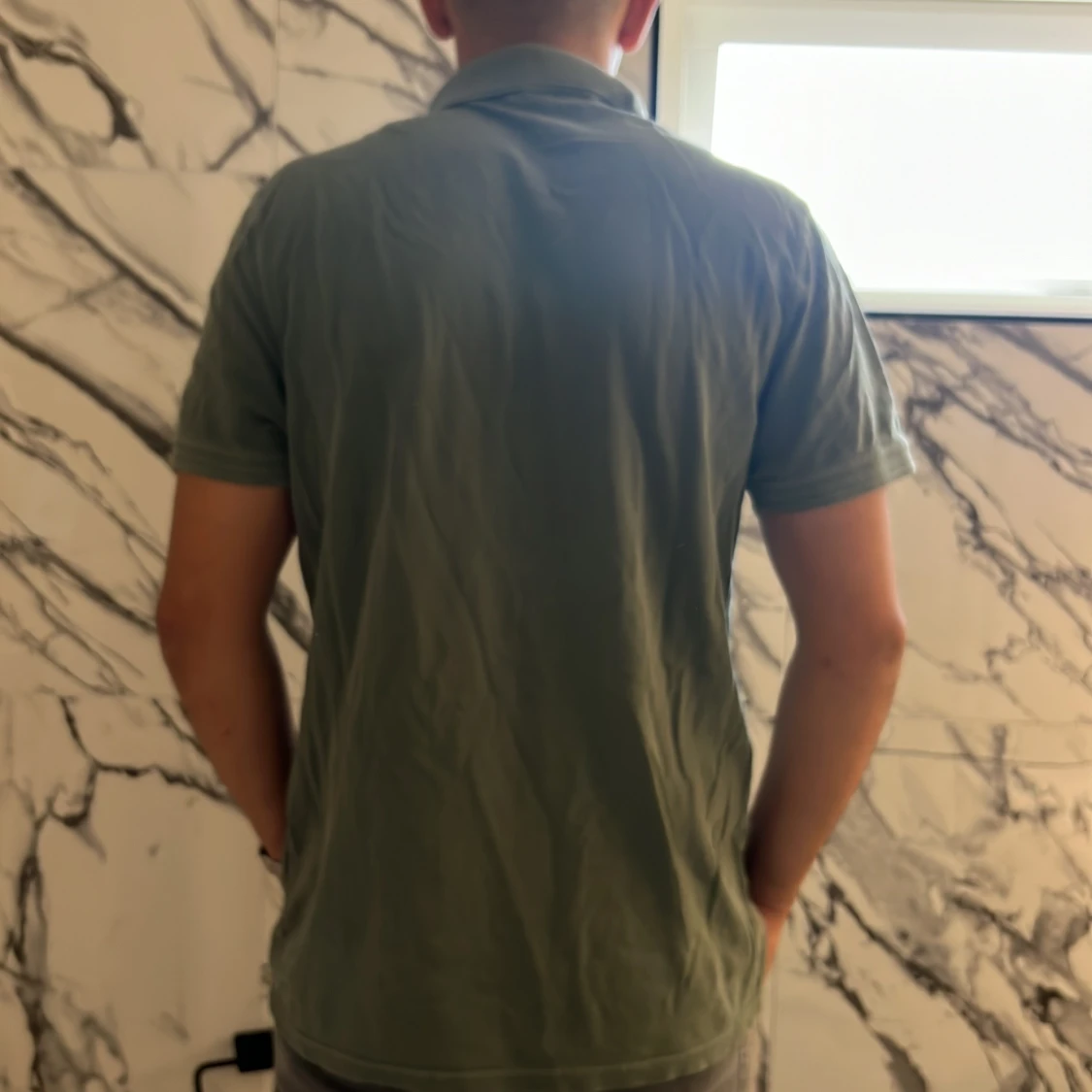 Grön slim fit t-shirt från BOSS - 1