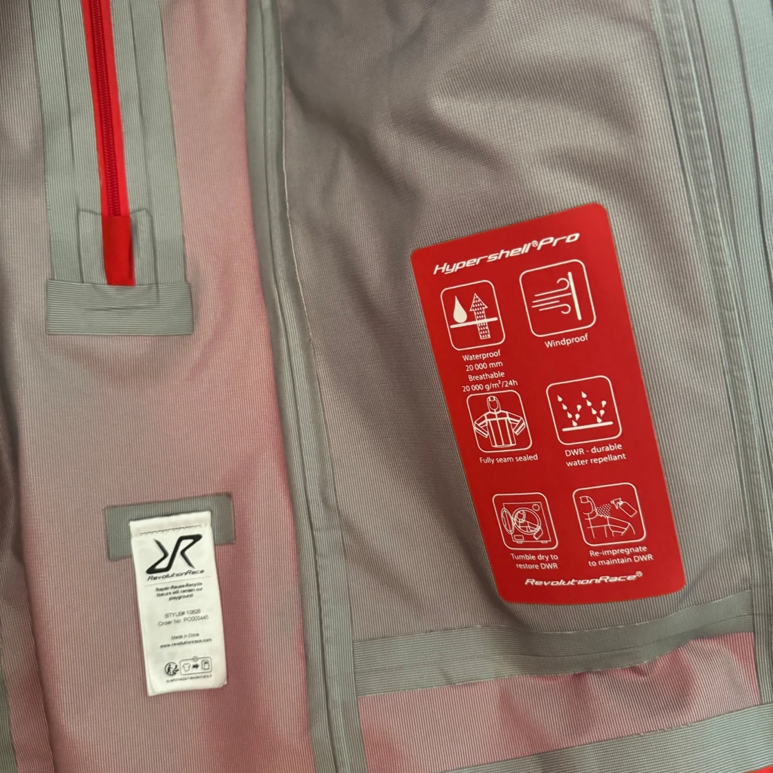 Röd vindjacka RevolutionRace S - 2