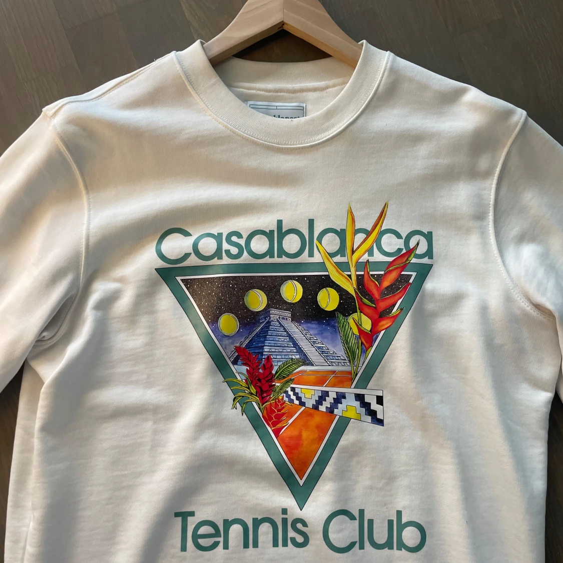 Vit sweatshirt Casablanca Tennis Club - 2