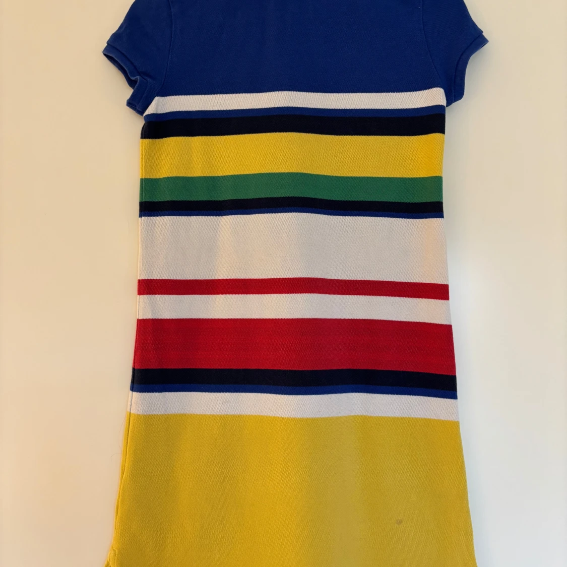 Randig pikéklänning från Polo Ralph Lauren, storlek XXS/ 12-14 år - 1