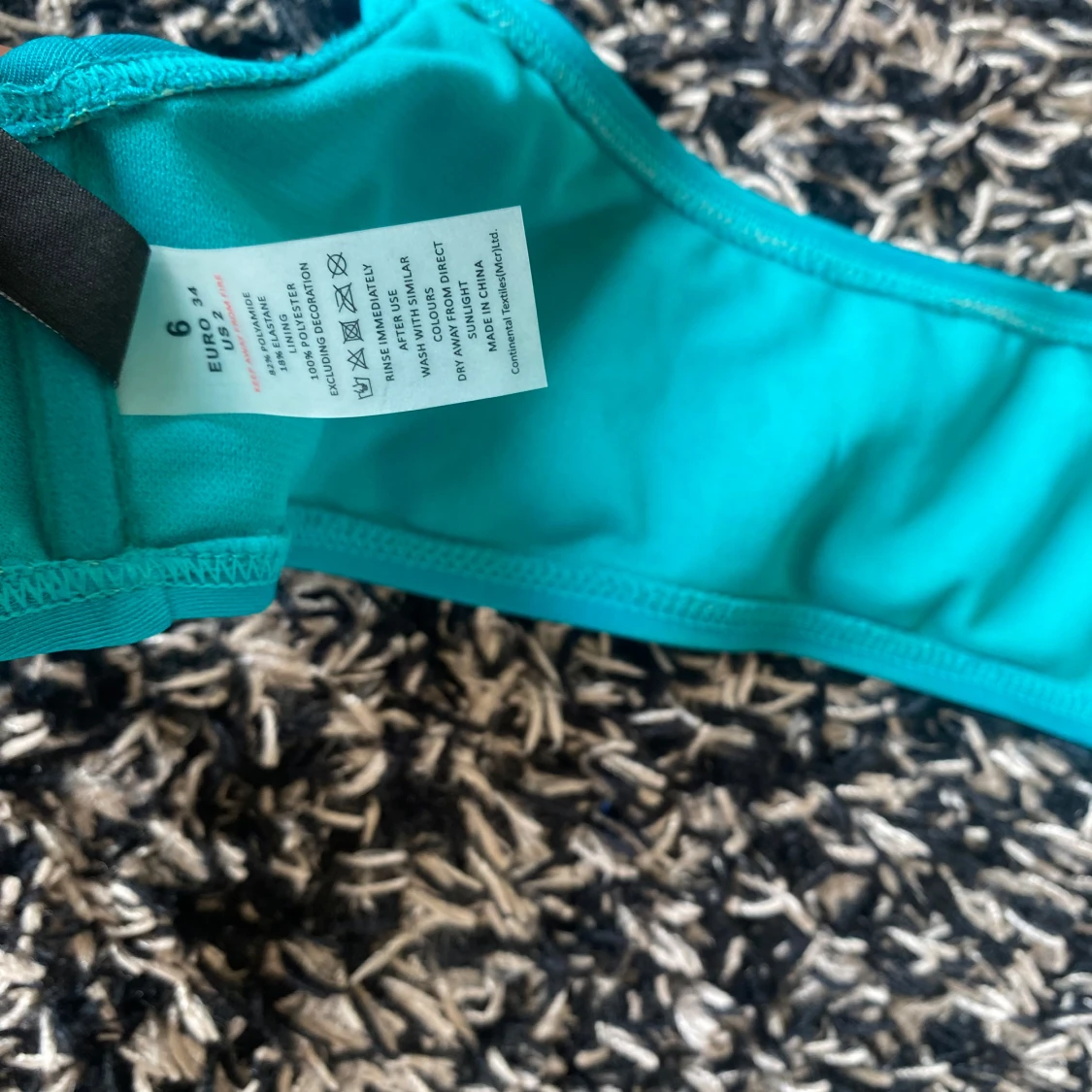 Turkos bikini topp - 2