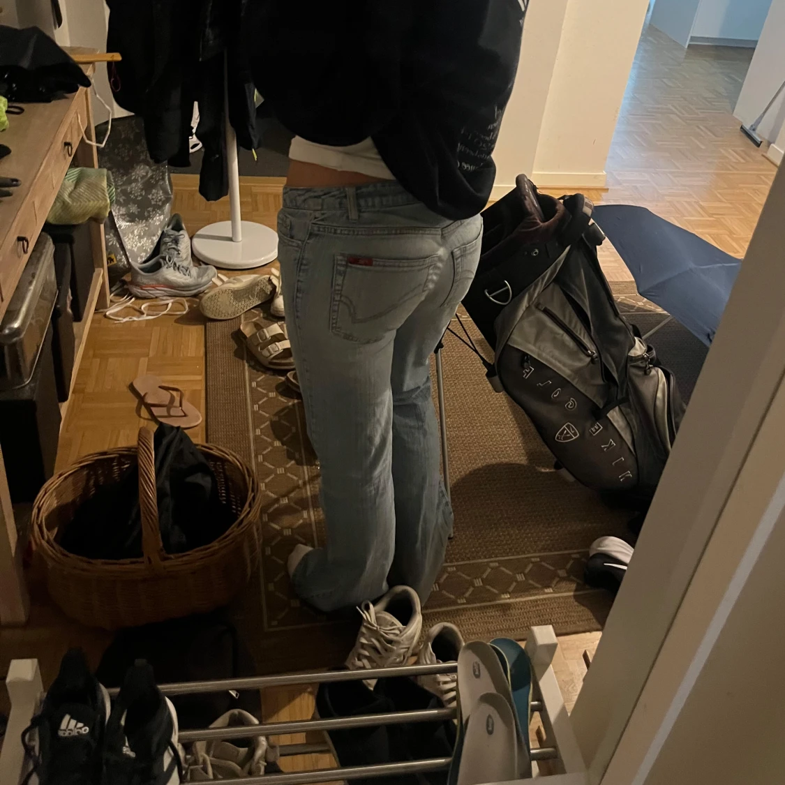 Ljusblå bootcut jeans only - 1