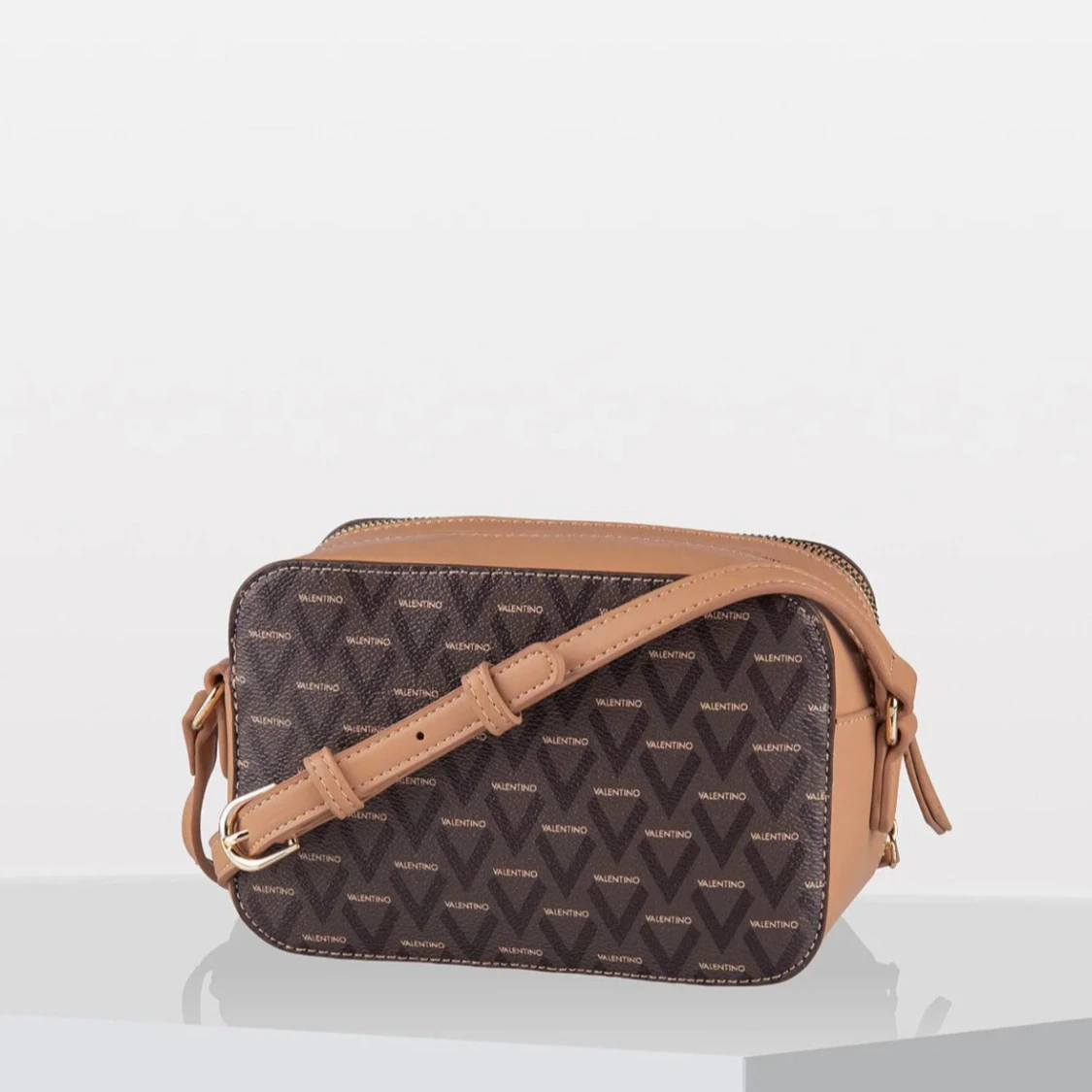 Brun axelremsväska från Valentino - 4