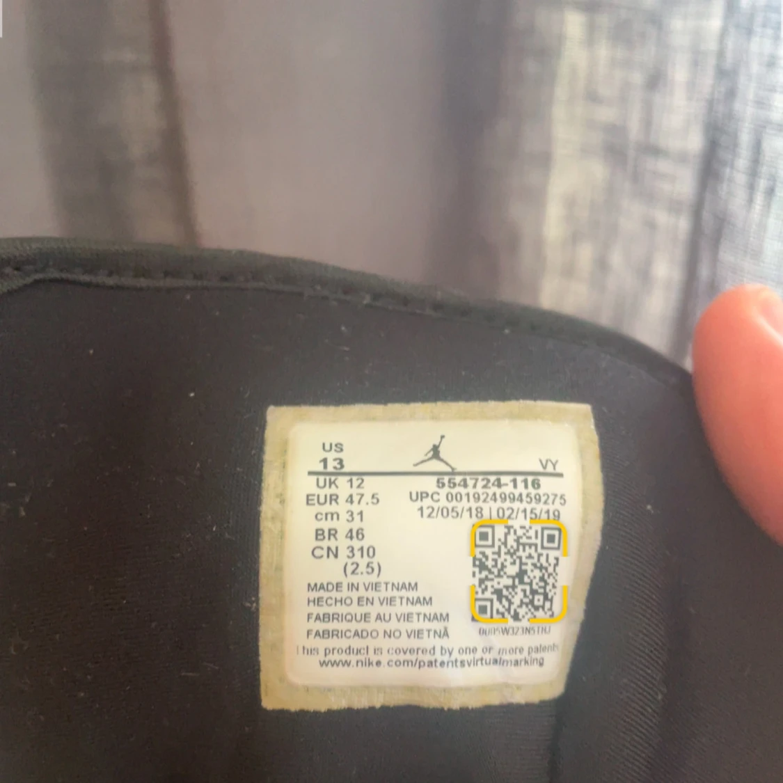 Nike Air Jordan 1 Mid Vit/Röd/Svart - 3